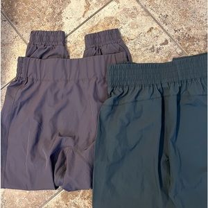 2 pair Halara lightweight joggers